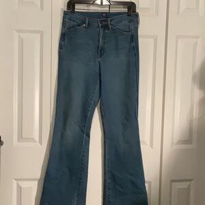 GAP Blue Flare Wide Leg Jeans